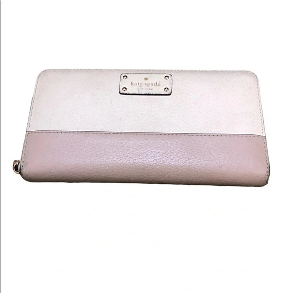 KATE SPADE TWO TONED LEATHER WALLET - Picture 2 of 8